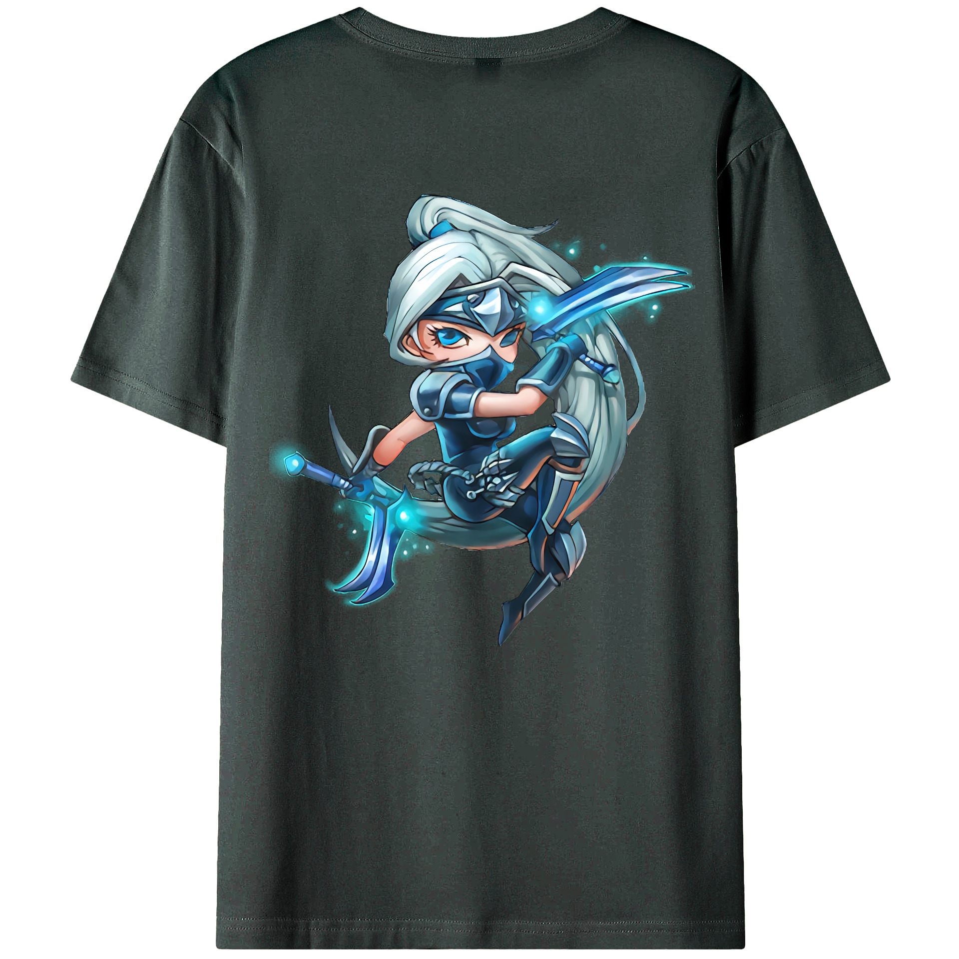 （画像用） リーグ・オブ・レジェンド League of Legends LOL 綿100％ メンズ半袖Tシャツ（バックプリント） 通気性